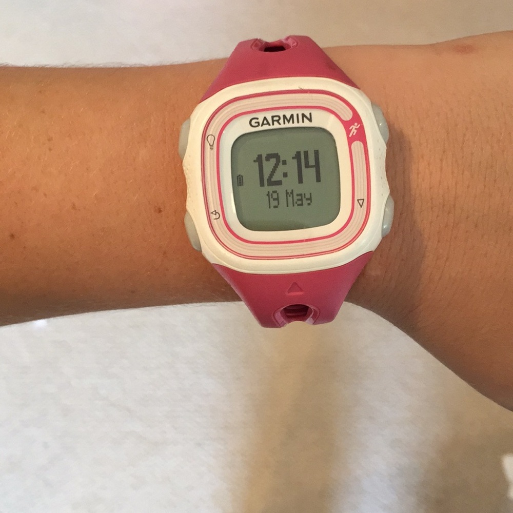 Garmin GPS pink watch
